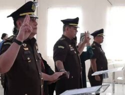 Kajati Bengkulu Lantik Asintel dan Dua Koordinator