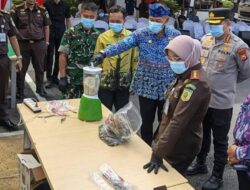 Kejari Bengkulu Musnahkan BB 106 Perkara Inkrah