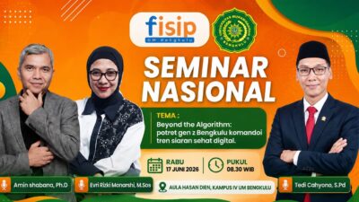 Yuk, Ikuti Seminar Nasional Beyond the Algorithm, Kupas Tren Sehat Digital Gen Z Bengkulu