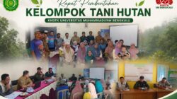 KHDTK UM Bengkulu Bentuk Kelompok Tani Hutan di Bengkulu Tengah, Perkuat Pemberdayaan Masyarakat dan Kelestarian Hutan