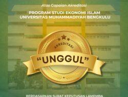 Prodi Ekonomi Islam UM Bengkulu Resmi Berstatus Akreditasi Unggul, Bukti Komitmen terhadap Mutu Pendidikan