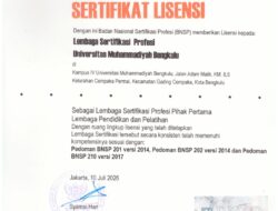 LSP UM Bengkulu Resmi Kantongi Lisensi BNSP, Mahasiswa Kini Bisa Ikuti Uji Kompetensi